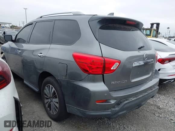 2019 Nissan Pathfinder SV with VIN 5N1DR2MM2KC606350, listed as a IAAI auction lot 41969036 with 103,478 mi miles and . Bid and sale history available at DreamBid. Image 3.