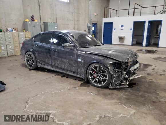 2022 BMW M3 с VIN WBS53AY00NFM52065, выставлен на аукционе Copart как лот 44379945 с пробегом Не указан миль и Списание • Salvage title. История ставок и продаж доступна на DreamBid. Изображение 4.