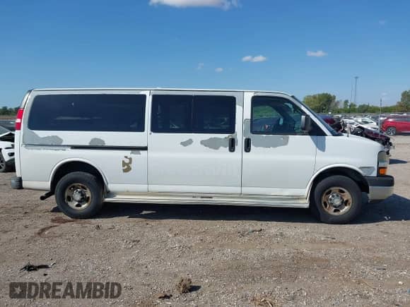 2008 Chevrolet Express Passenger с VIN 1GAHG39K681224649, выставлен на аукционе IAAI как лот 43370075 с пробегом 243 802 миль миль и . История ставок и продаж доступна на DreamBid. Изображение 13.