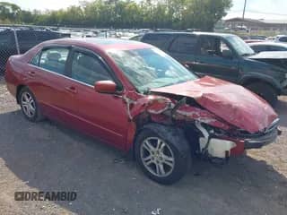 2007 Honda Accord EX-L with VIN 1HGCM56897A069335, listed as a IAAI auction lot 43222995 with 190,384 mi miles and . Bid and sale history available at DreamBid. Image 1.