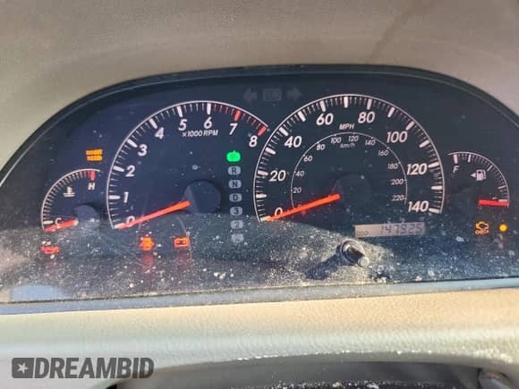 2005 Toyota Camry LE with VIN 4T1BF32K25U611330, listed as a Copart auction lot 72001735 with 147,925 mi miles and Clean title. Bid and sale history available at DreamBid. Image 9.