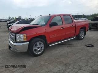 2013 Chevrolet Silverado 1500 LT with VIN 3GCPKSE72DG196910, listed as a Copart auction lot 66230115 with 219,342 mi miles and Salvage title. Bid and sale history available at DreamBid. Image 1.