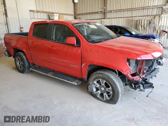 2019 Chevrolet Colorado 2WD Z71 with VIN 1GCGSDEN3K1195044, listed as a Copart auction lot 42739055 with 71,319 mi miles and Salvage title. Bid and sale history available at DreamBid. Image 4.