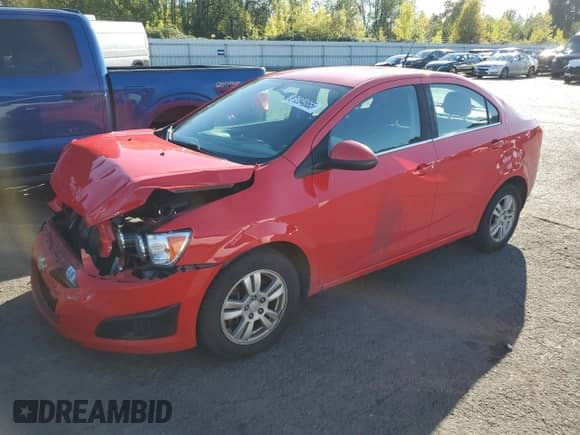 2014 Chevrolet Sonic LT с VIN 1G1JC5SH6E4154796, выставлен на аукционе Copart как лот 81294865 с пробегом 102 914 миль миль и Списание • Salvage title. История ставок и продаж доступна на DreamBid. Изображение 1.