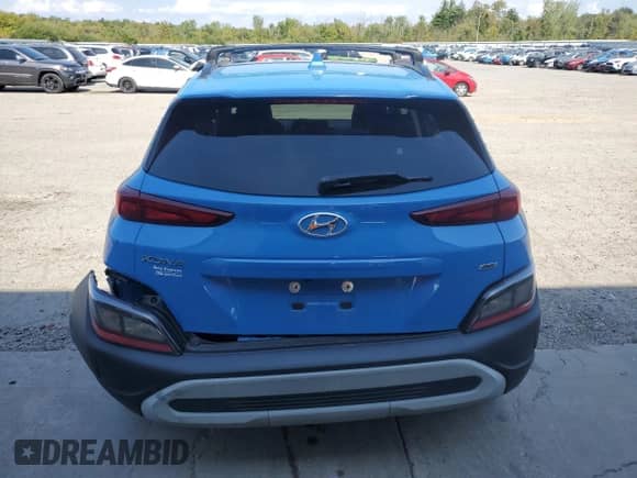 2022 Hyundai Kona SEL с VIN KM8K6CAB1NU838557, выставлен на аукционе Copart как лот 80029575 с пробегом 39 413 миль миль и Списание • Salvage title. История ставок и продаж доступна на DreamBid. Изображение 6.