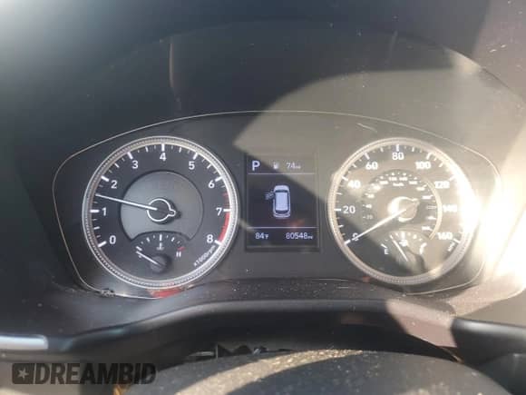 2019 Hyundai Santa Fe SE z VIN 5NMS23AD8KH036172, wystawiony jako Copart lot #67008695 z przebiegiem 80 548 mil mil oraz Nie do naprawy • Non repairable. Historia ofert i sprzedaży dostępna na DreamBid. Obrazek 9.