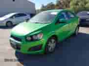 2015 Chevrolet Sonic LT with VIN 1G1JC5SG4F4206788, listed as a IAAI auction lot 43564008 with 97,933 mi miles and . Bid and sale history available at DreamBid. Image 2.