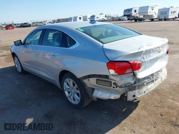 2018 Chevrolet Impala LT with VIN 2G1105S3XJ9120008, listed as a IAAI auction lot 43077508 with 105,893 mi miles and . Bid and sale history available at DreamBid. Image 3.