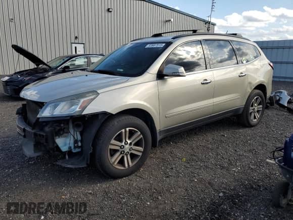 2015 Chevrolet Traverse LT с VIN 1GNKRGKD7FJ170857, выставлен на аукционе Copart как лот 83987515 с пробегом Не указан миль и Списание • Salvage title. История ставок и продаж доступна на DreamBid. Изображение 1.
