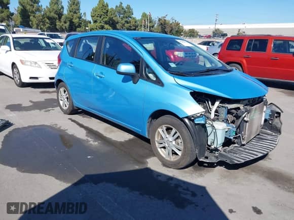 2014 Nissan Note SV with VIN 3N1CE2CP9EL380438, listed as a IAAI auction lot 43508471 with 118,867 mi miles and . Bid and sale history available at DreamBid. Image 1.