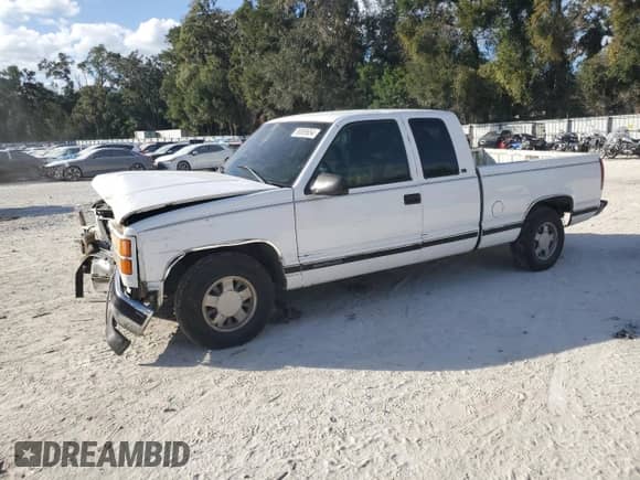 1998 GMC Sierra 1500 z VIN 1GTEC19M3WE518866, wystawiony jako Copart lot #80065654 z przebiegiem 462 621 mil mil oraz Szkoda całkowita • Salvage title. Historia ofert i sprzedaży dostępna na DreamBid. Obrazek 1.
