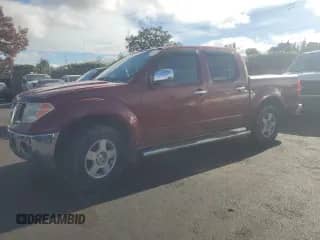 2006 Nissan Frontier SE with VIN 1N6AD07UX6C421343, listed as a Copart auction lot 81951935 with 216,374 mi miles and Salvage title. Bid and sale history available at DreamBid. Image 1.