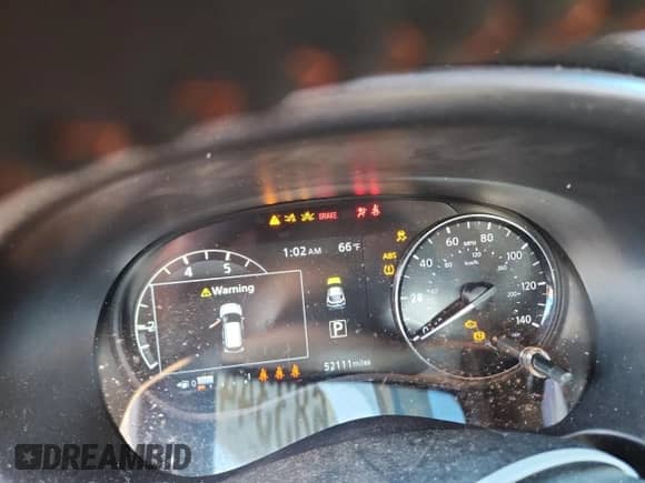 2024 Nissan Kicks SR with VIN 3N1CP5DV8RL499127, listed as a Copart auction lot 68334415 with 52,111 mi miles and Salvage title. Bid and sale history available at DreamBid. Image 9.