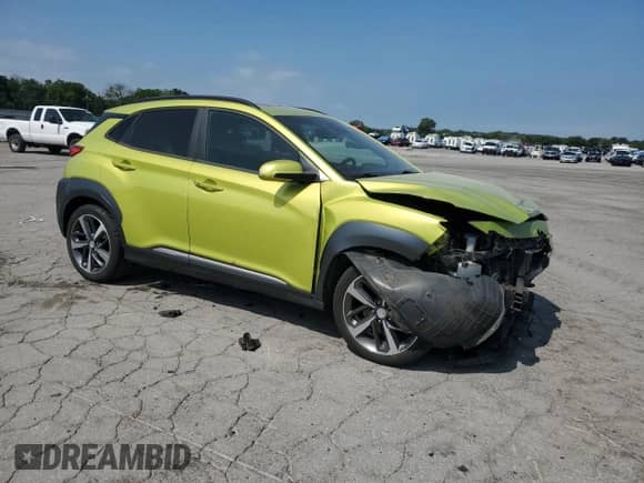 2018 Hyundai Kona Ultimate с VIN KM8K53A52JU063466, выставлен на аукционе Copart как лот 66654595 с пробегом 78 217 миль миль и Списание • Salvage title. История ставок и продаж доступна на DreamBid. Изображение 4.
