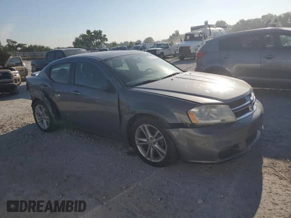 2012 Dodge Avenger SXT Plus with VIN 1C3CDZEG6CN111918, listed as a Copart auction lot 63690995 with 168,086 mi miles and Salvage title. Bid and sale history available at DreamBid. Image 4.