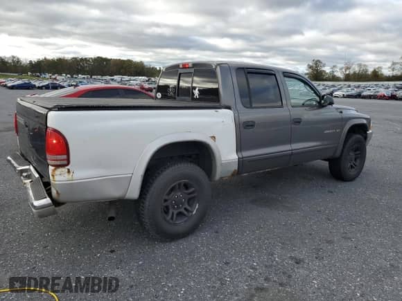 2002 Dodge Dakota SLT with VIN 1B7HG48N92S640009, listed as a Copart auction lot 86245995 with 180,480 mi miles and Salvage title. Bid and sale history available at DreamBid. Image 3.
