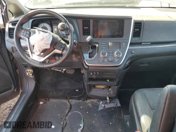 2015 Toyota Sienna SE with VIN 5TDXK3DC5FS642718, listed as a Copart auction lot 57339825 with 66,969 mi miles and Salvage title. Bid and sale history available at DreamBid. Image 8.