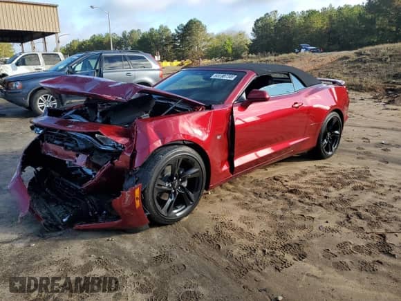 2023 Chevrolet Camaro 1LT z VIN 1G1FB3DSXP0105682, wystawiony jako Copart lot #80030734 z przebiegiem 10 955 mil mil oraz Szkoda całkowita • Salvage title. Historia ofert i sprzedaży dostępna na DreamBid. Obrazek 1.
