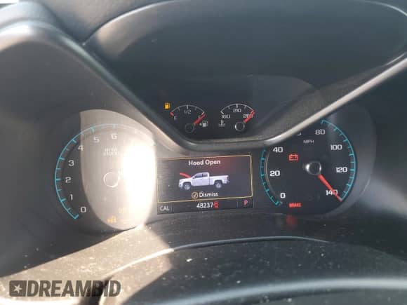 2022 Chevrolet Colorado 4WD Z71 with VIN 1GCGTDENXN1206820, listed as a Copart auction lot 71644885 with 48,237 mi miles and Salvage title. Bid and sale history available at DreamBid. Image 9.