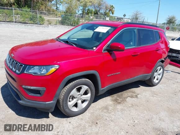 2020 Jeep Compass Latitude with VIN 3C4NJCBB8LT212512, listed as a IAAI auction lot 41796239 with 35,453 mi miles and . Bid and sale history available at DreamBid. Image 17.