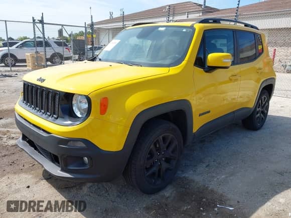 2017 Jeep Renegade Latitude with VIN ZACCJBBB4HPE84927, listed as a IAAI auction lot 43181353 with 98,154 mi miles and . Bid and sale history available at DreamBid. Image 2.