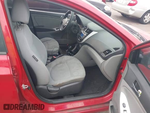 2012 Hyundai Accent SE with VIN KMHCU5AEXCU018071, listed as a IAAI auction lot 42937114 with 197,223 mi miles and . Bid and sale history available at DreamBid. Image 5.