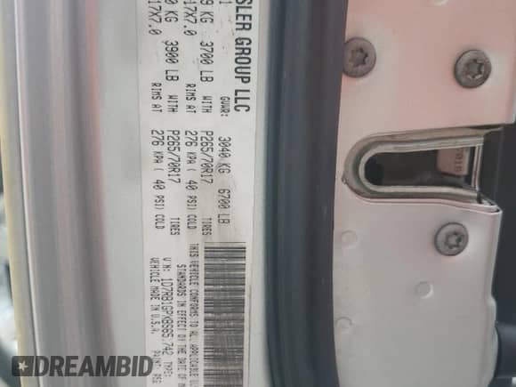 2011 Ram 1500 Big Horn with VIN 1D7RB1GPXBS651742, listed as a Copart auction lot 67805375 with 278,788 mi miles and Salvage title. Bid and sale history available at DreamBid. Image 12.