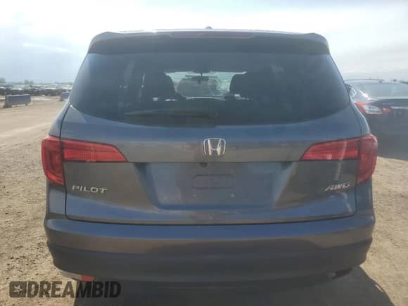 2017 Honda Pilot EX with VIN 5FNYF6H30HB022015, listed as a Copart auction lot 59810975 with 164,269 mi miles and Salvage title. Bid and sale history available at DreamBid. Image 6.