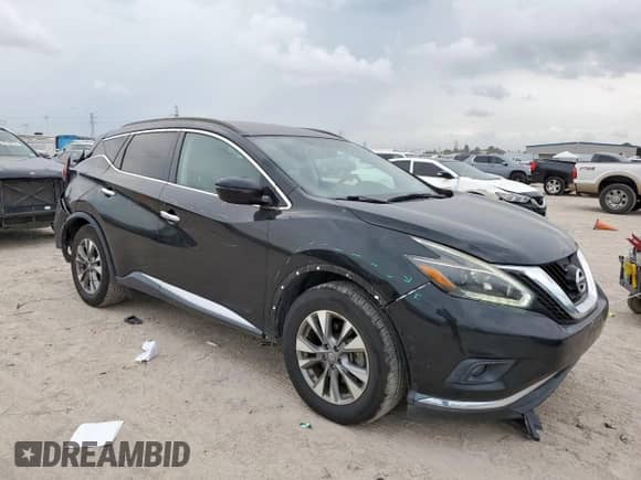 2018 Nissan Murano SL z VIN 5N1AZ2MG9JN104631, wystawiony jako Copart lot #67091055 z przebiegiem 69 119 mil mil oraz Szkoda całkowita • Salvage title. Historia ofert i sprzedaży dostępna na DreamBid. Obrazek 4.