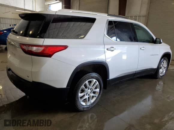 2018 Chevrolet Traverse LT Cloth z VIN 1GNEVGKWXJJ263424, wystawiony jako Copart lot #66860415 z przebiegiem 111 685 mil mil oraz Szkoda całkowita • Salvage title. Historia ofert i sprzedaży dostępna na DreamBid. Obrazek 3.