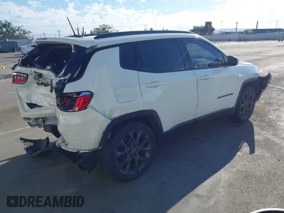 2021 Jeep Compass 80th Anniversary with VIN 3C4NJCEB2MT561291, listed as a IAAI auction lot 43292888 with 102,919 mi miles and . Bid and sale history available at DreamBid. Image 4.