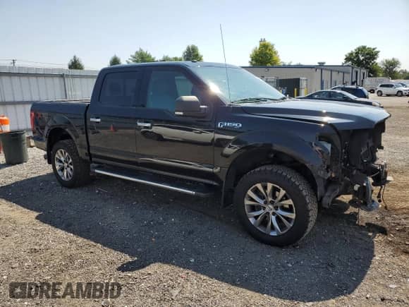 2017 Ford F-150 XLT with VIN 1FTEW1EF5HKE28069, listed as a Copart auction lot 66473145 with 100,138 mi miles and Salvage title. Bid and sale history available at DreamBid. Image 4.