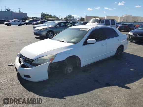 2006 Honda Accord LX with VIN 1HGCM56486A161094, listed as a Copart auction lot 90133135 with 234,916 mi miles and Salvage title. Bid and sale history available at DreamBid. Image 1.