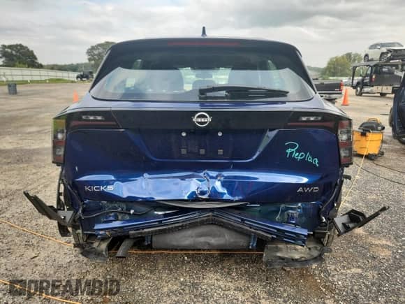 2025 Nissan Kicks S with VIN 3N8AP6BB0SL332015, listed as a Copart auction lot 71248655 with 6,365 mi miles and Salvage title. Bid and sale history available at DreamBid. Image 6.