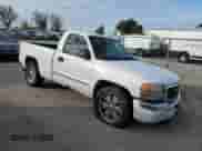 2005 GMC Sierra 1500 Work Truck with VIN 1GTEC14V45Z226490, listed as a Copart auction lot 45606305 with 205,203 mi miles and Salvage title. Bid and sale history available at DreamBid. Image 4.