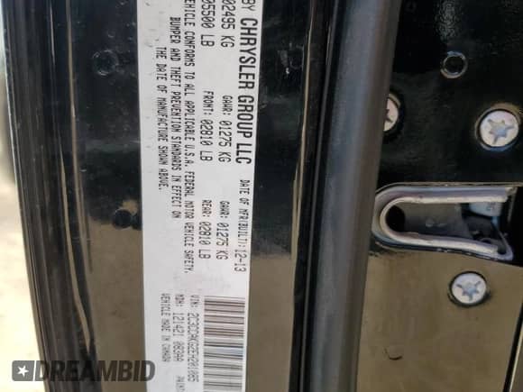 2014 Chrysler 300 C with VIN 2C3CCAKG2EH201085, listed as a Copart auction lot 65570235 with 131,879 mi miles and Salvage title. Bid and sale history available at DreamBid. Image 12.