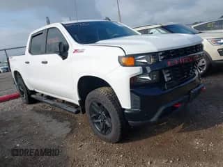 2020 Chevrolet Silverado 1500 Custom Trail Boss with VIN 3GCPYCEF1LG442422, listed as a IAAI auction lot 42894682 with 86,471 mi miles and . Bid and sale history available at DreamBid. Image 1.
