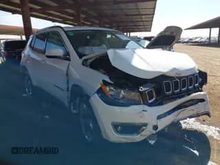 2021 Jeep Compass Limited with VIN 3C4NJCCBXMT511497, listed as a IAAI auction lot 42153898 with 70,372 mi miles and . Bid and sale history available at DreamBid. Image 1.