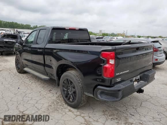 2023 Chevrolet Silverado 1500 Custom with VIN 1GCRABEK7PZ334025, listed as a Copart auction lot 64234845 with 20,171 mi miles and Salvage title. Bid and sale history available at DreamBid. Image 2.