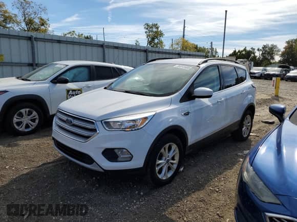 2018 Ford Escape SE с VIN 1FMCU9GD1JUB06459, выставлен на аукционе Copart как лот 84913405 с пробегом 101 457 миль миль и Чистый • Clean title. История ставок и продаж доступна на DreamBid. Изображение 1.