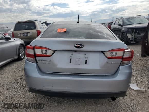 2018 Subaru Impreza z VIN 4S3GKAA62J3604568, wystawiony jako Copart lot #69947105 z przebiegiem Nie podano mil oraz Szkoda całkowita • Salvage title. Historia ofert i sprzedaży dostępna na DreamBid. Obrazek 6.
