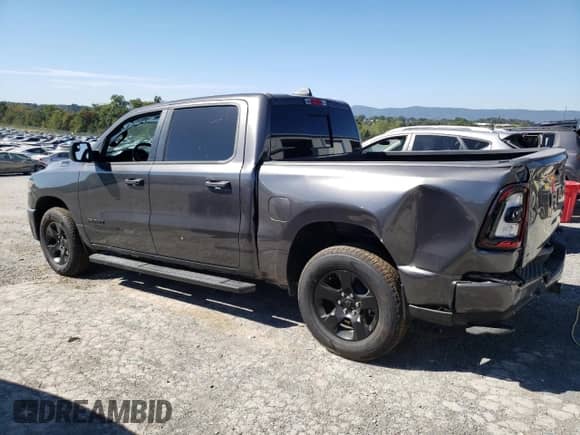 2025 Ram 1500 Tradesman with VIN 1C6RRFGG4SN678623, listed as a Copart auction lot 84545005 with 3,138 mi miles and Salvage title. Bid and sale history available at DreamBid. Image 2.