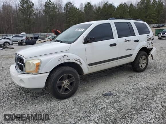 2006 Dodge Durango SLT с VIN 1D4HD48N66F106198, выставлен на аукционе Copart как лот 44621635 с пробегом 157 346 миль миль и Списание • Salvage title. История ставок и продаж доступна на DreamBid. Изображение 1.