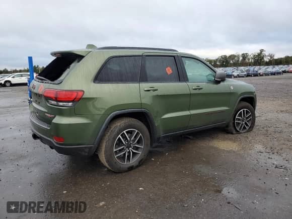 2021 Jeep Grand Cherokee Trailhawk z VIN 1C4RJFLG4MC588585, wystawiony jako Copart lot #86591275 z przebiegiem 44 457 mil mil oraz Szkoda całkowita • Salvage title. Historia ofert i sprzedaży dostępna na DreamBid. Obrazek 3.