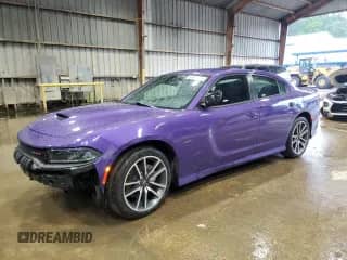 2023 Dodge Charger R/T with VIN 2C3CDXCT2PH608340, listed as a Copart auction lot 65420975 with 49,865 mi miles and Salvage title. Bid and sale history available at DreamBid. Image 1.