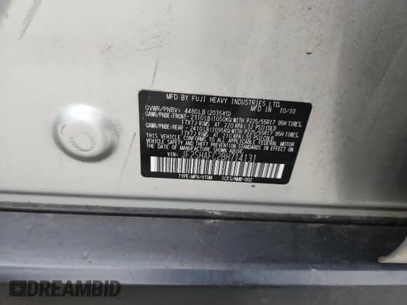 2011 Subaru Forester X Limited z VIN JF2SHAFC2BH714131, wystawiony jako Copart lot #81920565 z przebiegiem 121 537 mil mil oraz Szkoda całkowita • Salvage title. Historia ofert i sprzedaży dostępna na DreamBid. Obrazek 12.