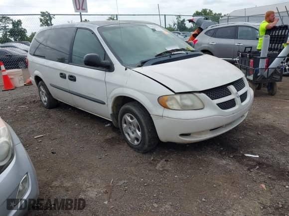 2003 Dodge Caravan SE with VIN 1D4GP24333B236812, listed as a IAAI auction lot 43064515 with 189,467 mi miles and . Bid and sale history available at DreamBid. Image 1.