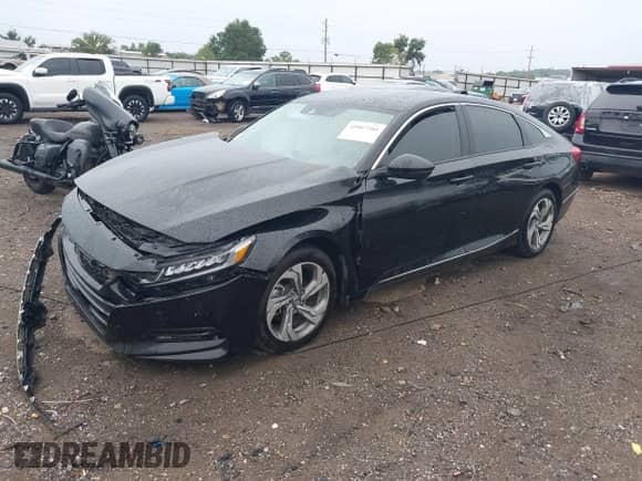 2018 Honda Accord EX-L with VIN 1HGCV1F54JA156885, listed as a IAAI auction lot 43067104 with 75,712 mi miles and . Bid and sale history available at DreamBid. Image 2.