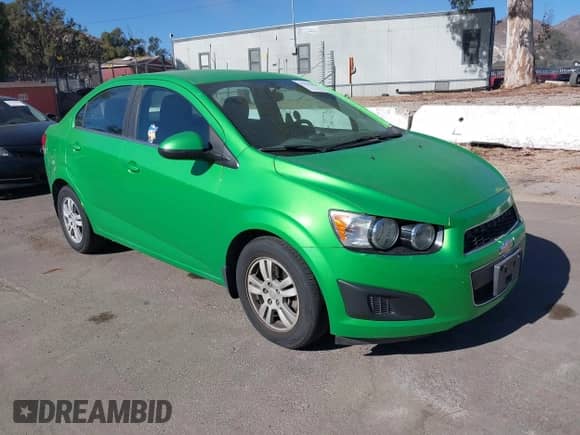2015 Chevrolet Sonic LT with VIN 1G1JC5SG4F4206788, listed as a IAAI auction lot 43564008 with 97,933 mi miles and . Bid and sale history available at DreamBid. Image 1.