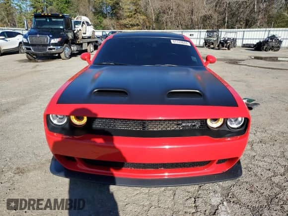 2018 Dodge Challenger SRT Hellcat Widebody with VIN 2C3CDZC96JH138191, listed as a Copart auction lot 87133644 with 55,554 mi miles and Salvage title. Bid and sale history available at DreamBid. Image 5.